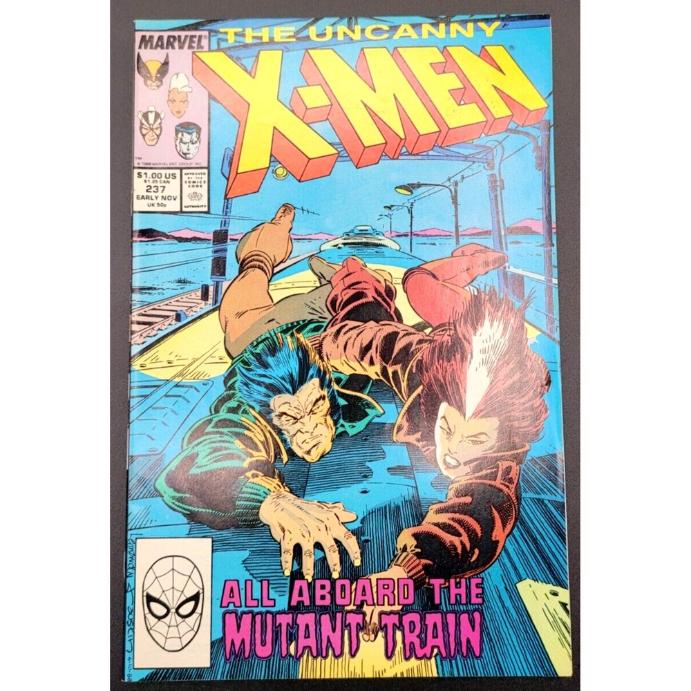 UNCANNY X-MEN #237 (1988) / VF+ / NEWSSTAND WOLVERINE ROUGE